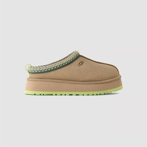 NIB - UGG Tazz Slipper Mustard Seed Neon Green Size 7